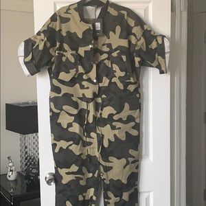 Camouflage jumpsuit